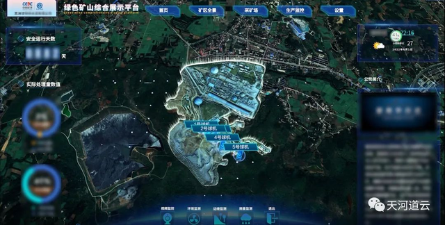 葛洲坝水泥数字孪生矿山生产管控平台